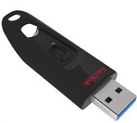 SanDisk Flash Disk 128GB Ultra, USB 3.0, černá (GREAT FOR TV MESSAGE ON PACK)