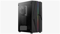 AEROCOOL skříň Mecha, Mid tower, 2x USB 3.0, 2x audio, bez zdroje