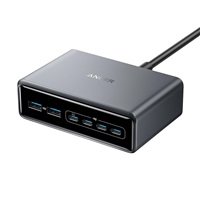 Anker Prime Charger, 200W stolní GaN nabíječka, 4x USB-C, 2x USB-A, PowerIQ 3.0, podpora PPS