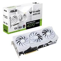 ASUS VGA NVIDIA GeForce RTX 4070 Ti SUPER TUF GAMING WHITE OC 16G, 16G GDDR6X, 3xDP, 2xHDMI