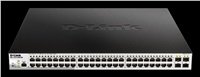 D-Link DGS-1210-52MP/ME/E 48-Port 10/100/1000BASE-T PoE + 4-Port 1 Gbps SFP Ports Metro Ethernet