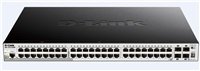 D-Link DGS-1510-52XMP 52-Port Gigabit Stackable PoE Smart Managed Switch including 4 10G SFP+, 370W PoE budget