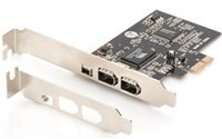 DIGITUS PCI Express Card, Firewire 1394a (2+1 porty)