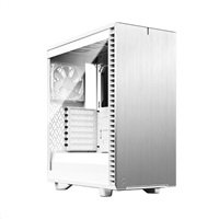 FRACTAL DESIGN skříň Define 7 Compact White TG Clear, USB 3.1 Type-C, 2x USB 3.0, bez zdroje, mATX