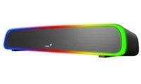 GENIUS reproduktory USB SoundBar 200BT/ Bluetooth/ 3,5" jack/ 4W/ RGB/ černá