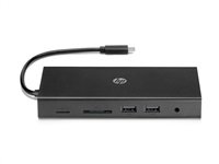 HP dock - Travel USB-C Multi Port Hub (bez adaptéru)