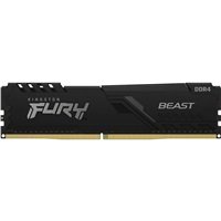 KINGSTON DIMM DDR4 8GB 3733MT/s CL19 FURY Beast Černá