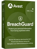 _Nová Avast BreachGuard 1PC na 12 měsíců