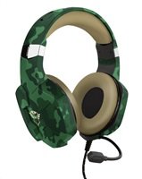 TRUST sluchátka GXT 323C Carus Gaming Headset, jungle camo