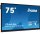 Iiyama ProLite IDS, 24/7, 190.5 cm (75''), PureTouch-IR, 4K, USB, USB-C, Ethernet, Wi-Fi, kit (USB), black