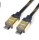 PREMIUMCORD Gold HDMI High Speed + Ethernet kabel (v1.4), opletený, zlacené konektory, 2m