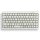 CHERRY klávesnice G84-4100 COMPACT KEYBOARD, lehká, USB, EU, bílá