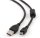 GEMBIRD Kabel USB 2.0 A-Mini B (5pin) propojovací, HQ s ferritovým jádrem, 1,8m, černý