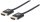 MANHATTAN Ultra-thin High Speed HDMI Cable with Ethernet, HEC, ARC, 3D, 4K, HDMI Male to Male, Shielded, Black, 1m