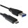 C-TECH kabel USB 2.0 AM na USB-C (AM/CM), 2m, černý