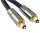 PremiumCord optický audio kabel Toslink, OD:7mm, Gold-metal design + Nylon, 3m