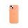 APPLE iPhone 15 Plus Silicone Case with MagSafe - Orange Sorbet